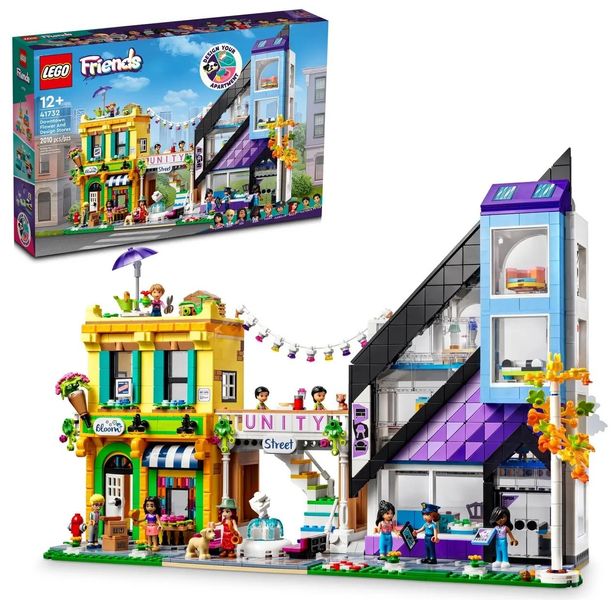 LEGO Friends Конструктор Квіткові та дизайнерські крамниці у центрі міста 41704 фото