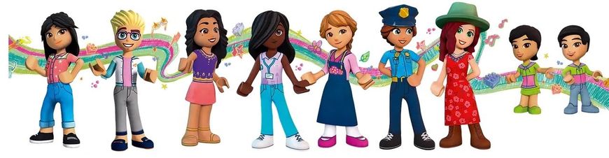 LEGO Friends Конструктор Квіткові та дизайнерські крамниці у центрі міста 41704 фото