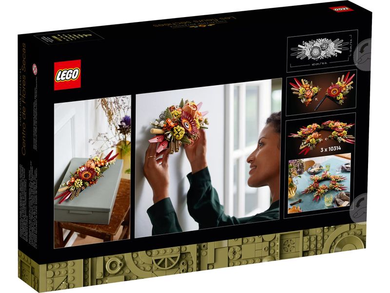 LEGO Конструктор Icons Ікебана з сухоцвітів Botanical Collection 10314 фото